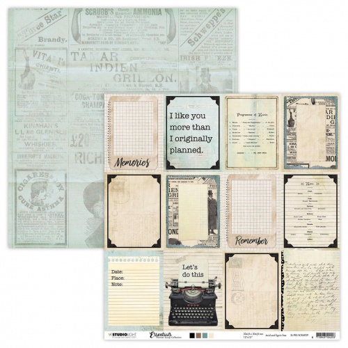 Studio Light Scrapbook Paper Planner Essentials SCRAP29 Thats Crafty